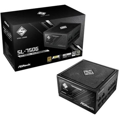 Asrock 750W 80 PLUS Gold Steel Legend Netzteil Total Protection Schwarz