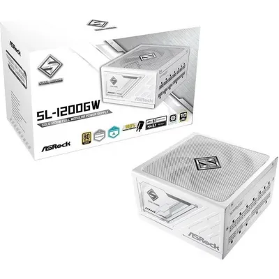 Fuente de Alimentación AsRock Steel Legend SL-1200GW 1200W 80+ Gold Zertifizierung modular