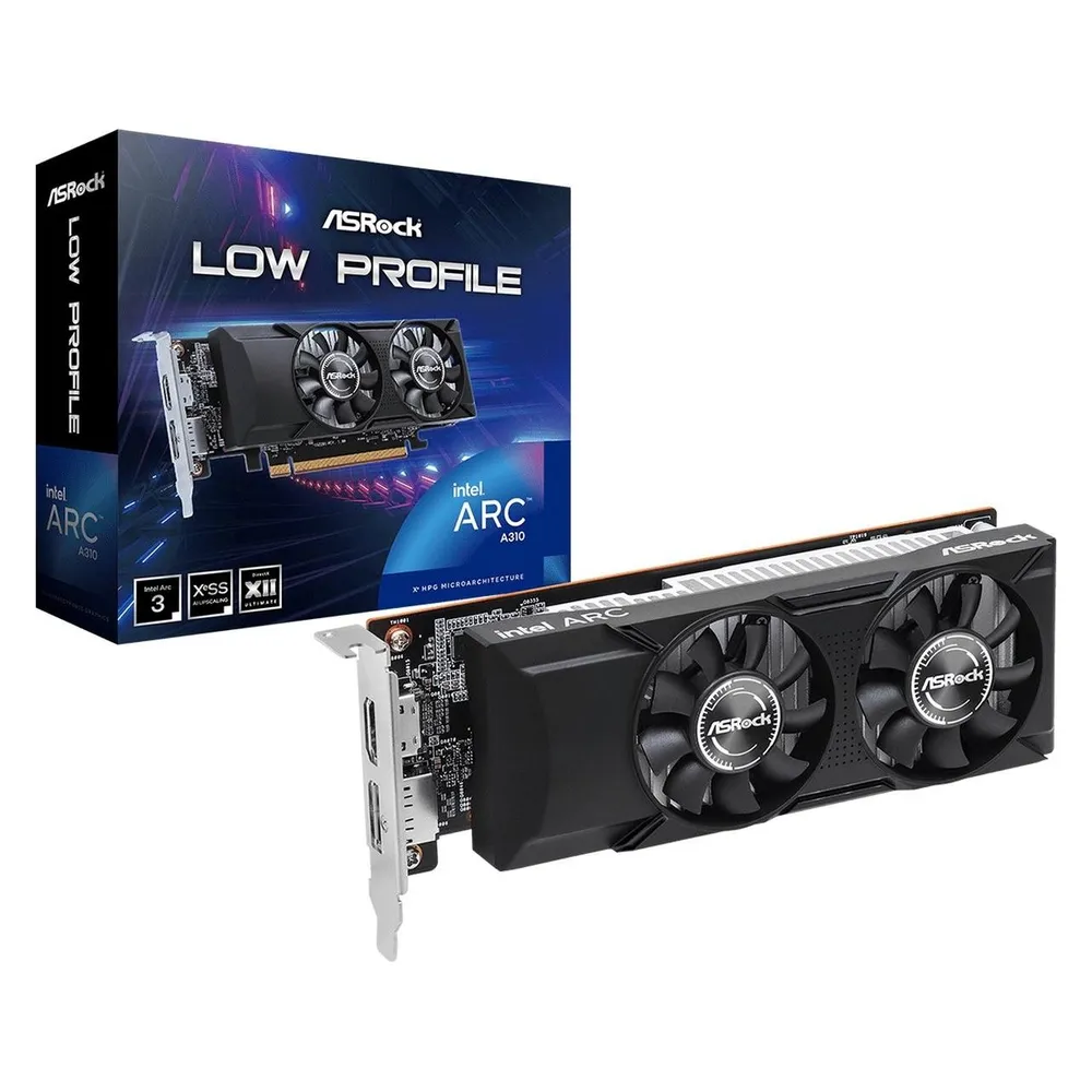 Grafikkarte Asrock Intel Arc A310 4GB GDDR6 Low Profile
