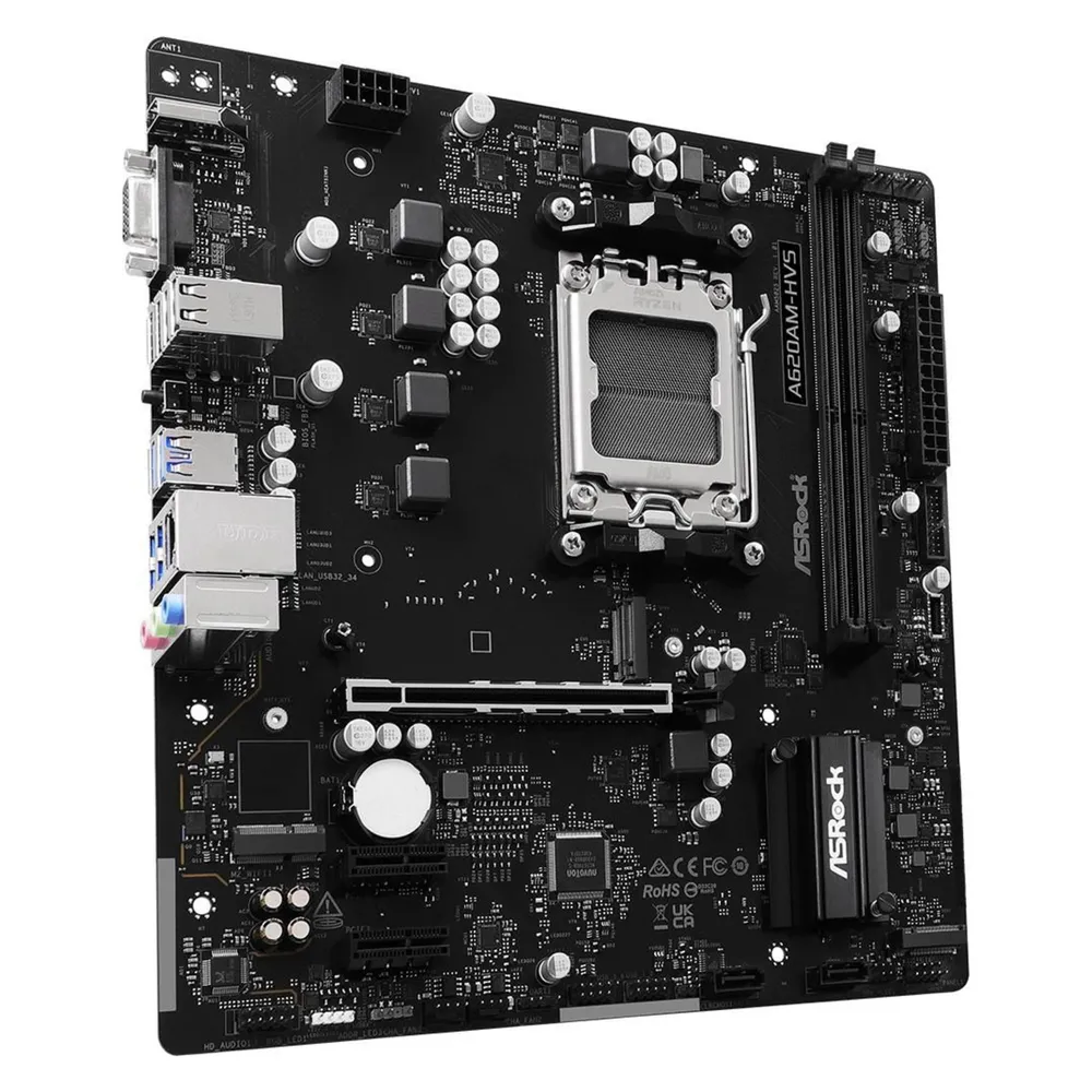 Motherboard ASRock A620AM-HVS AMD A620 AM5 DDR5 micro ATX PCIe 4.0