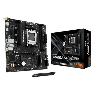 Motherboard ASRock A620AM-X WIFI A620 AM5 DDR5 Micro-ATX WiFi 5 M.2 RAID
