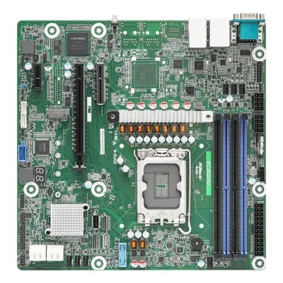 Motherboard AsRock EC262D4U Intel C262 LGA 1700 DDR5 Micro ATX Dual LAN RAID ECC