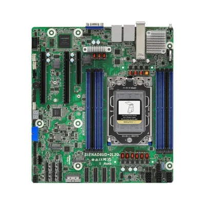 Motherboard AsRock SIENAD8UD-2L2Q AMD SP6 DDR5 Micro ATX PCIe 5.0 25GbE Server
