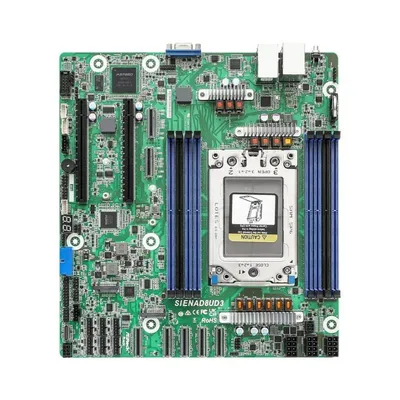 Motherboard Asrock SIENAD8UD3 AMD SoC SP6 DDR5 micro ATX Gigabit Ethernet AST2600