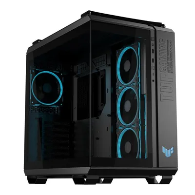 ASUS TUF GAMING GT502 HORIZON TG ARGB Mid-Tower ATX, doppelt gehärtetes Glas, USB-C, Schwarz