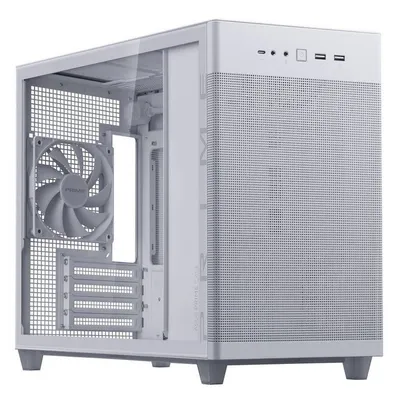 ASUS AP201 PRIME CASE TG WHITE Mini Tower Weiß