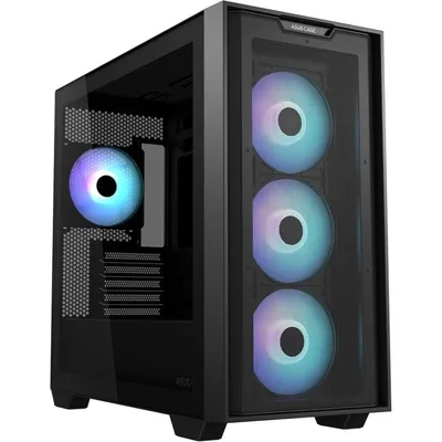 ASUS A21 PLUS ARGB Mid-Tower mATX gehärtetes Glas USB 3.0 Schwarz