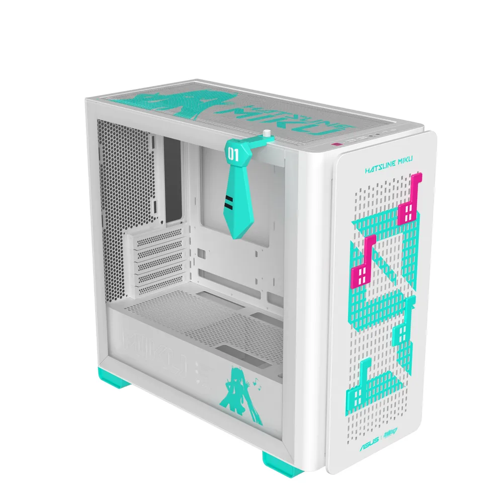 Tower ASUS A23 Hatsune Miku Edition micro ATX Mini-ITX Seitenfenster