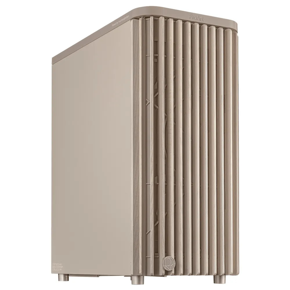 ATX Tower ASUS ProArt PA401 Wood Edition USB-C Eschenholz Beige