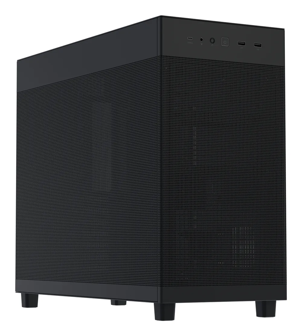 PC-Gehäuse Asus Prime AP303 Mesh Schwarz ATX Micro ATX Mini-ITX 360 mm GPU