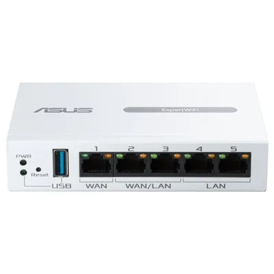 ASUS ExpertWiFi EBG15 Kabelrouter Gigabit Ethernet Weiß