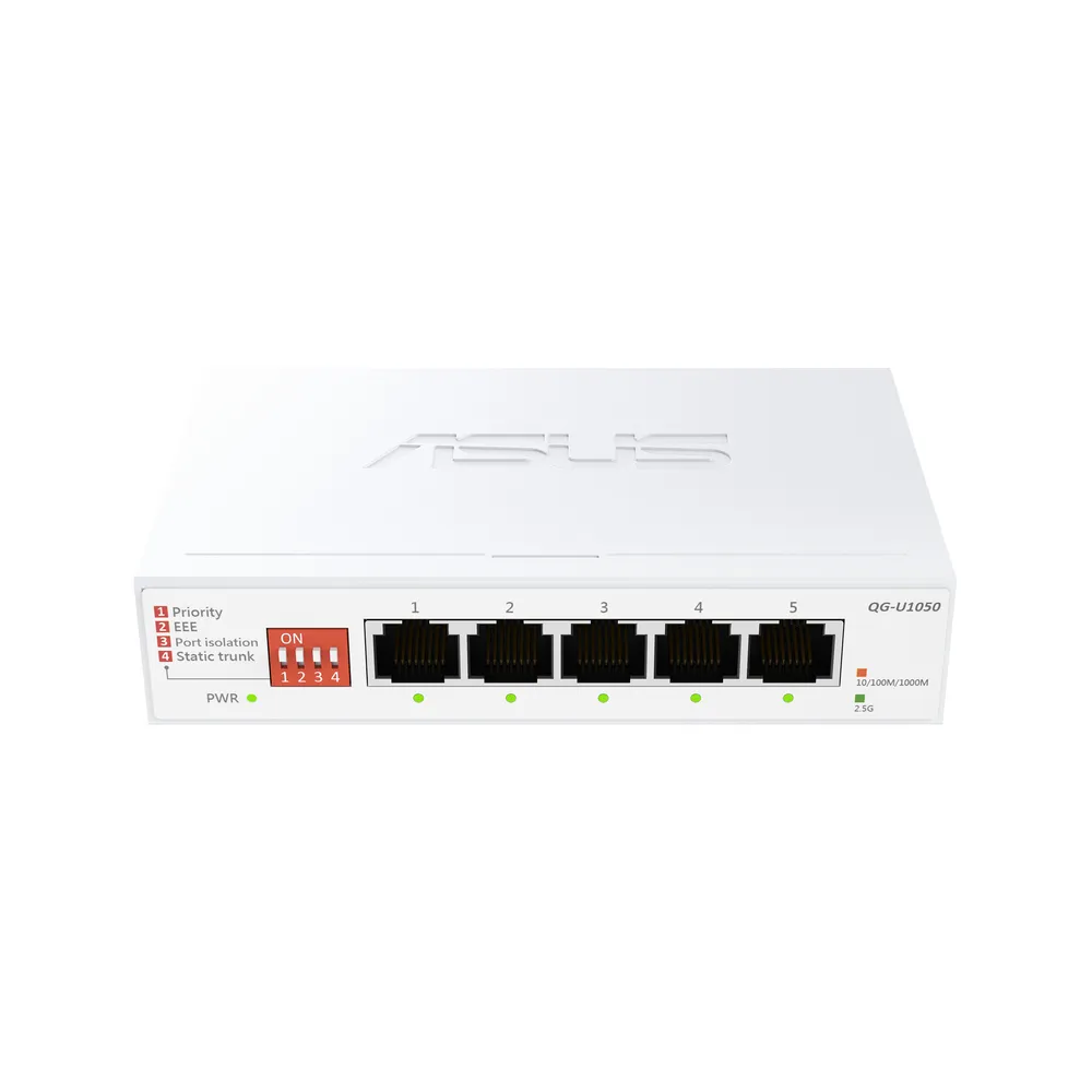 ASUS QG-U1050 5-Port 2.5G Unmanaged Switch Weiß
