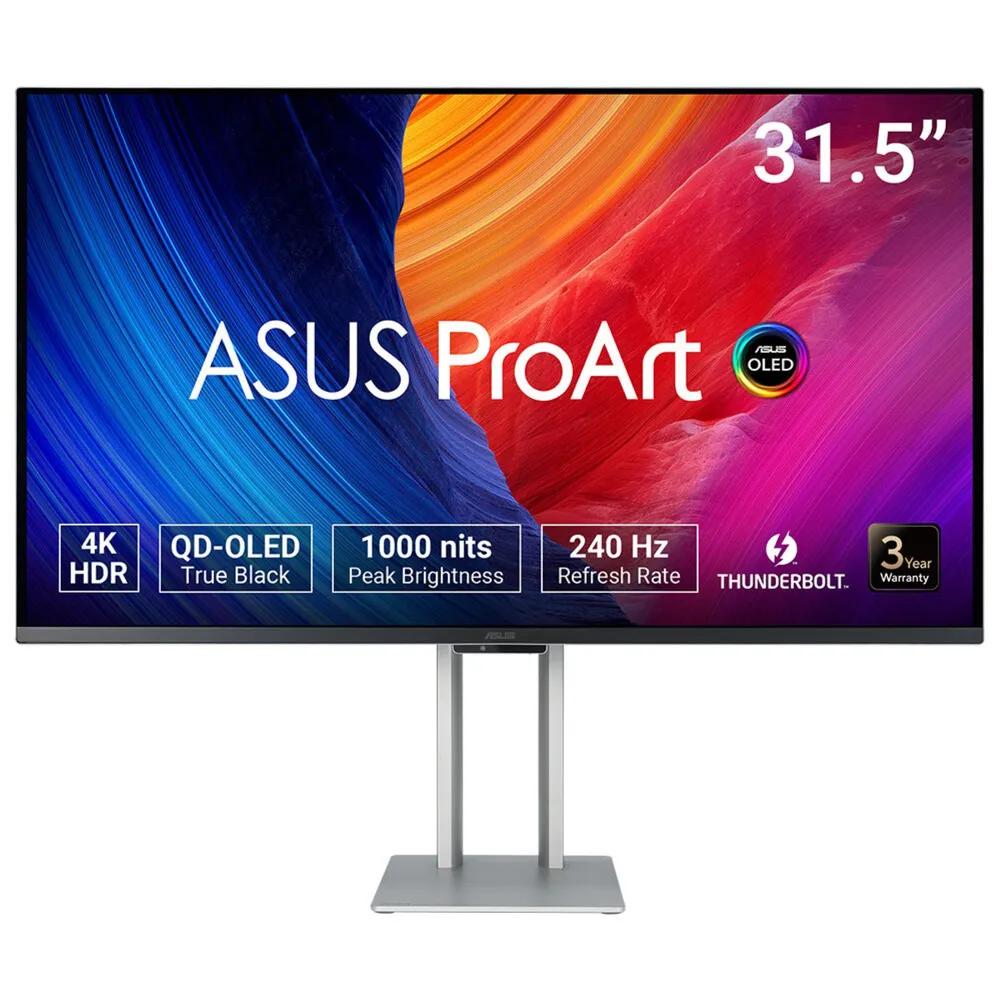 Monitor Asus ProArt PA32UCDM 31,5" UltraHD 4K 240Hz QD-OLED 0,1ms USB-C Thunderbolt