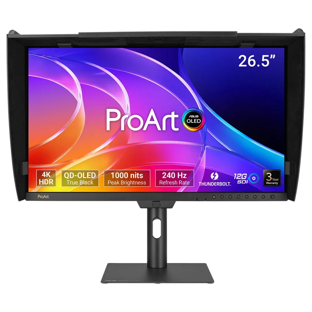 Monitor ASUS ProArt OLED PA27USD 26,5" UltraHD 4K 240Hz QD-OLED HDR10 Höhenverstellbar