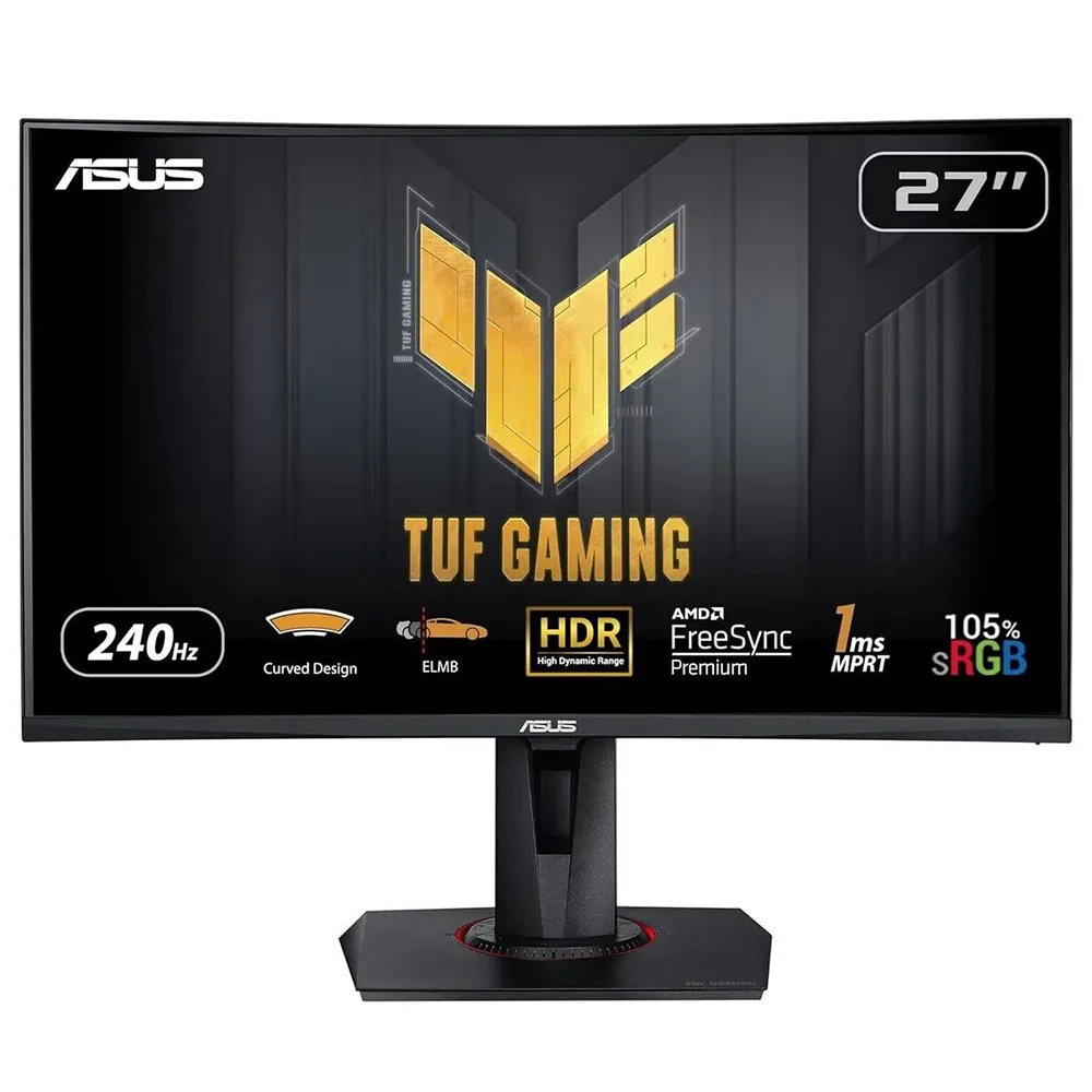 Monitor ASUS TUF Gaming VG27VQM 27" FullHD 240Hz VA Curved FreeSync Premium 1ms