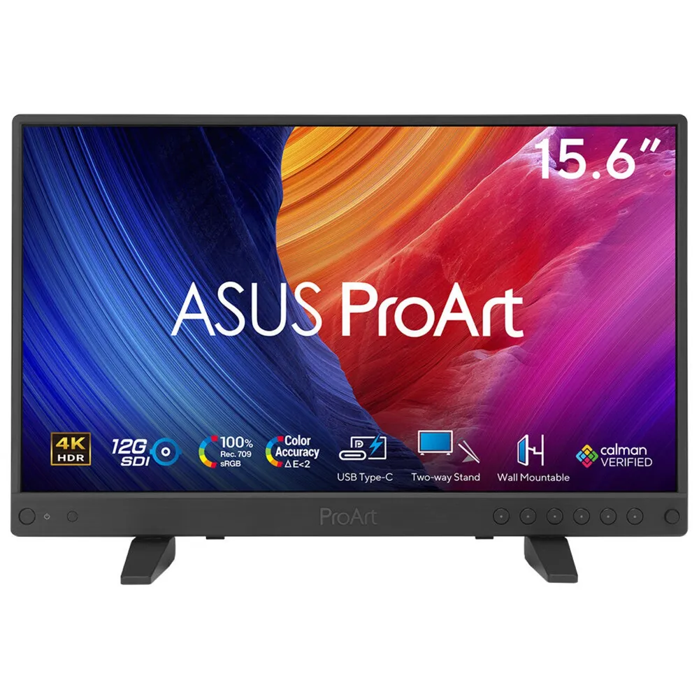 Monitor ASUS ProArt PA16USV 15,6" 4K UHD 3840x2160 60Hz IPS USB-C HDR10 Schwarz