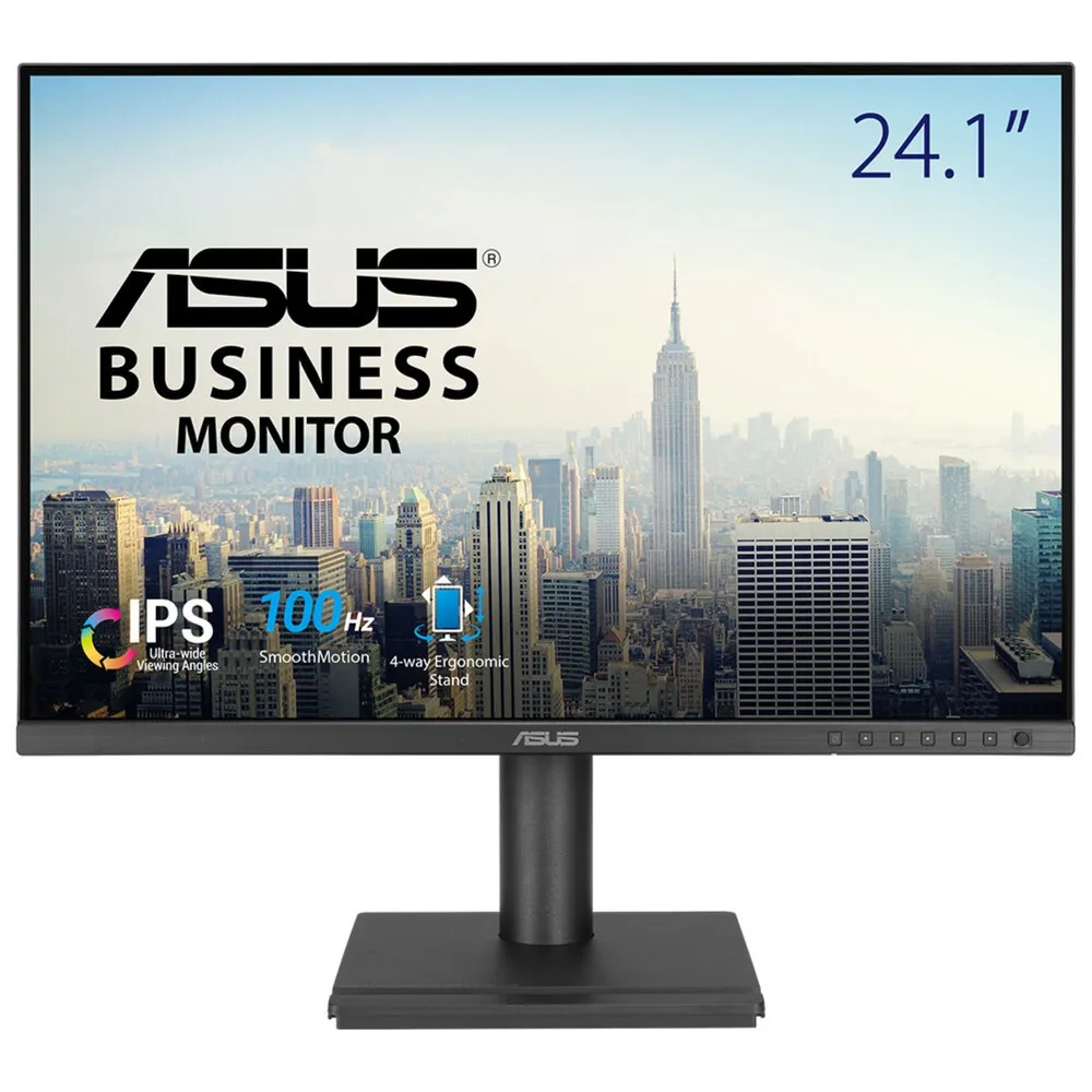 ASUS Monitor 24,1″ 1920x1200 100Hz IPS HDR10 Höhenverstellbar 4xUSB Audio VESA