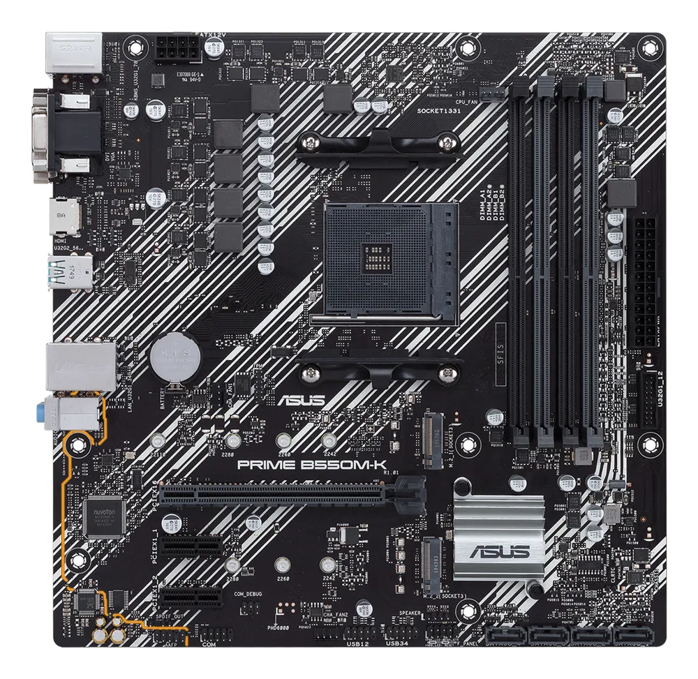 ASUS PRIME B550M-K AMD B550 Sockel AM4 micro ATX