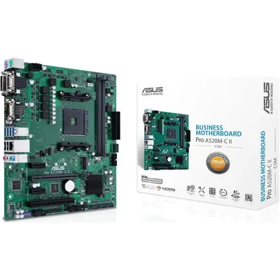ASUS PRO A520M-C II/CSM AMD A520 Sockel AM4 micro ATX