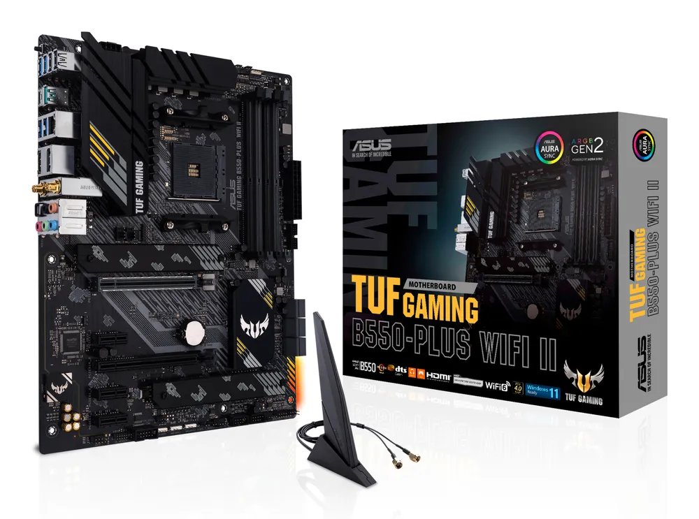 Motherboard ASUS TUF GAMING B550-PLUS WIFI II B550 AM4 DDR4 ATX WiFi 6 Bluetooth 5.2