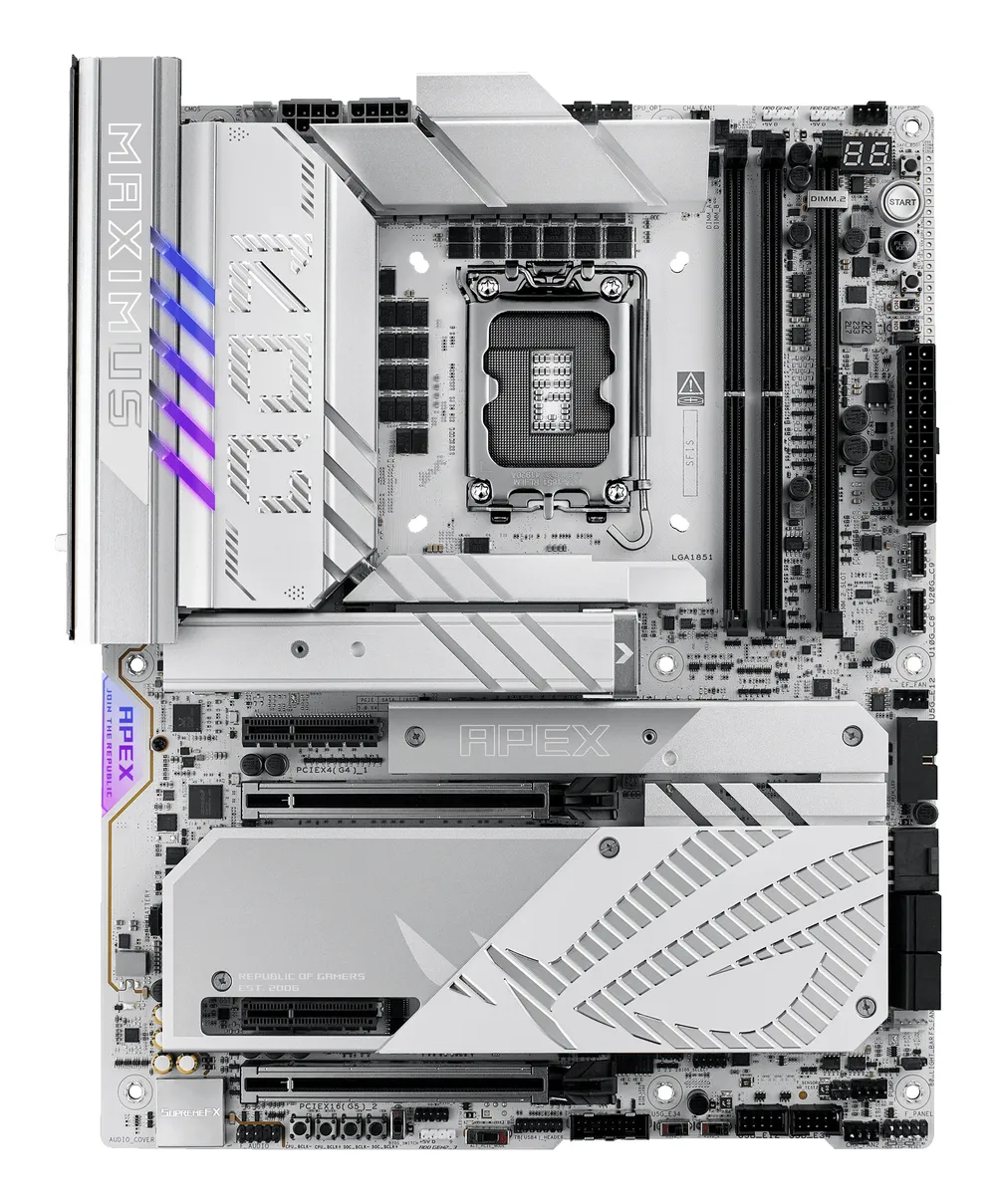 Motherboard ASUS ROG MAXIMUS Z890 APEX Intel Z890 LGA 1851 DDR5 ATX WiFi 7 Thunderbolt 4