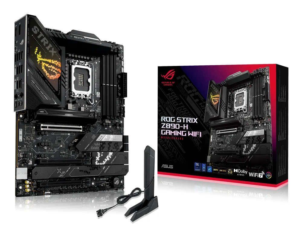 Motherboard ASUS ROG Strix Z890-H Intel Z890 LGA1851 DDR5 ATX WiFi 7 AI OC
