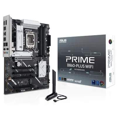 ASUS PRIME B860-PLUS WIFI-BOARD, INTEL, 1851, B860, 4DDR5, USB 10 GBPS, ATX