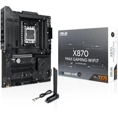 Motherboard ASUS X870 MAX GAMING WIFI7 X870 Sockel AM5 DDR5 ATX WiFi 7 PCIe 5.0 RGB