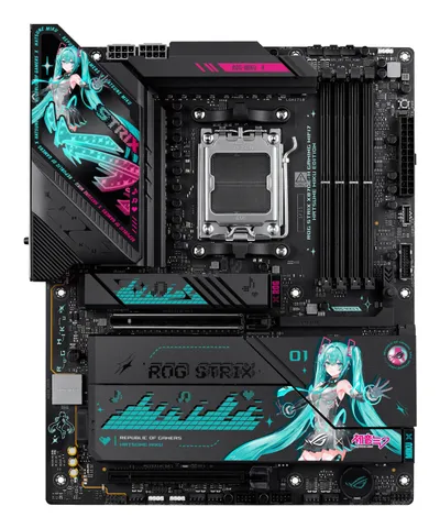 Motherboard ASUS ROG STRIX X870E-H GAMING X870E AM5 DDR5 ATX WiFi 7 Hatsune Miku RGB
