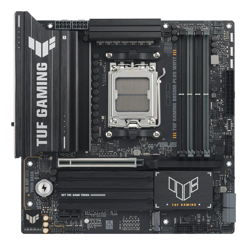 Motherboard ASUS TUF GAMING B850M-PLUS B850 AM5 DDR5 micro ATX WiFi 7 RAID RGB