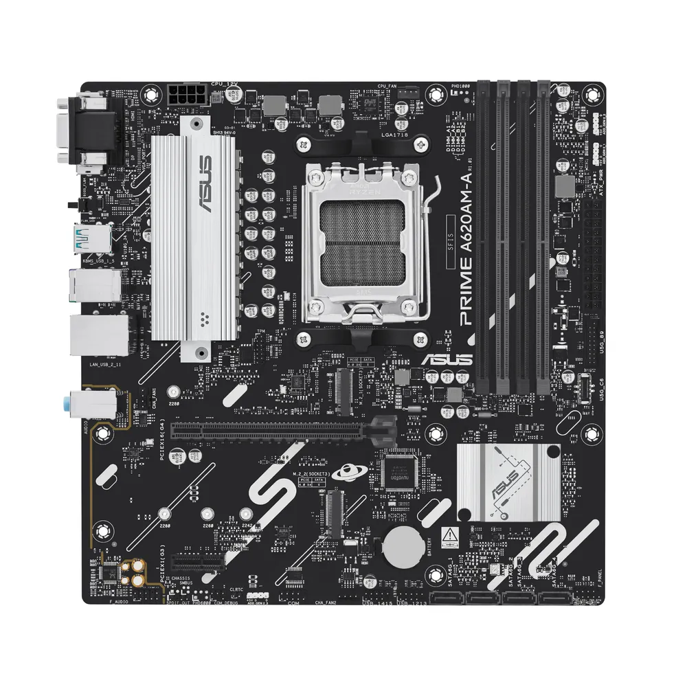 Motherboard ASUS PRIME A620AM-A-CSM A620 AM5 DDR5 Micro-ATX Kein-WiFi RAID RGB