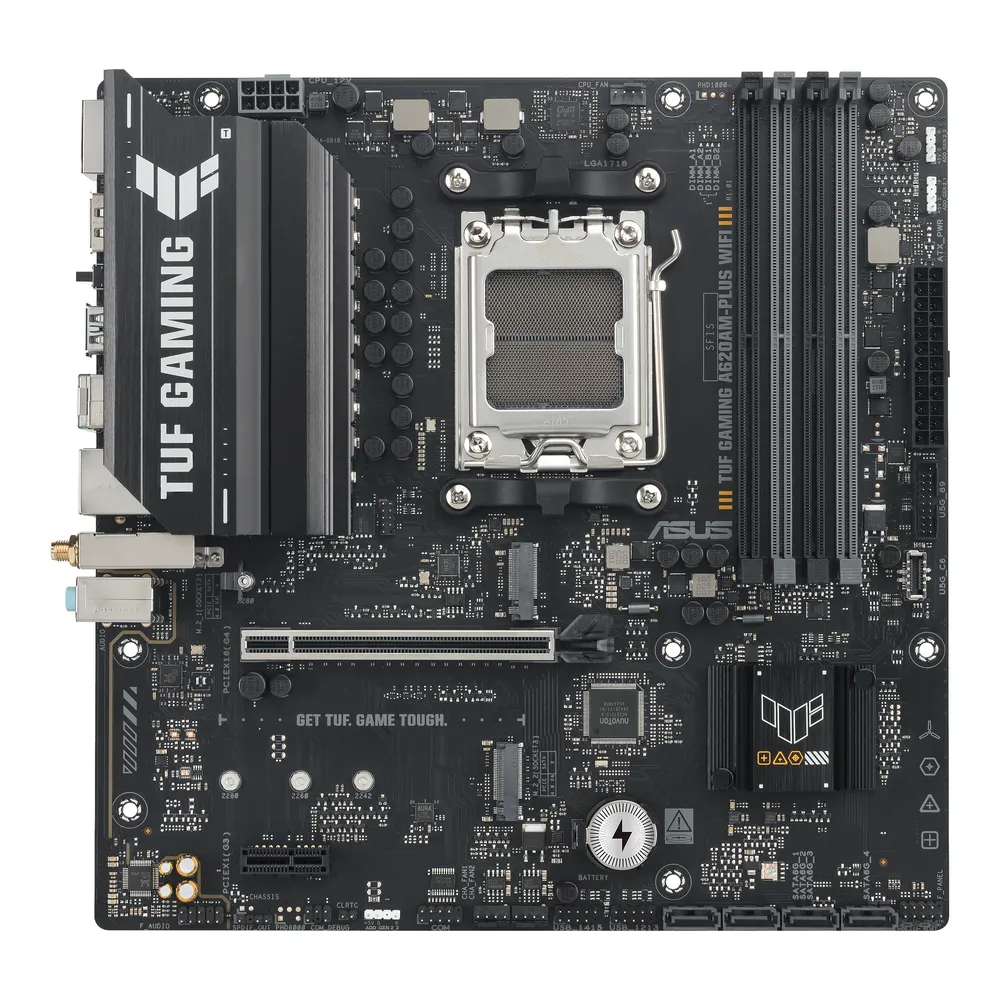 Motherboard ASUS TUF GAMING A620AM-PLUS WIFI AMD A620A AM5 DDR5 Micro ATX WiFi 6 RGB