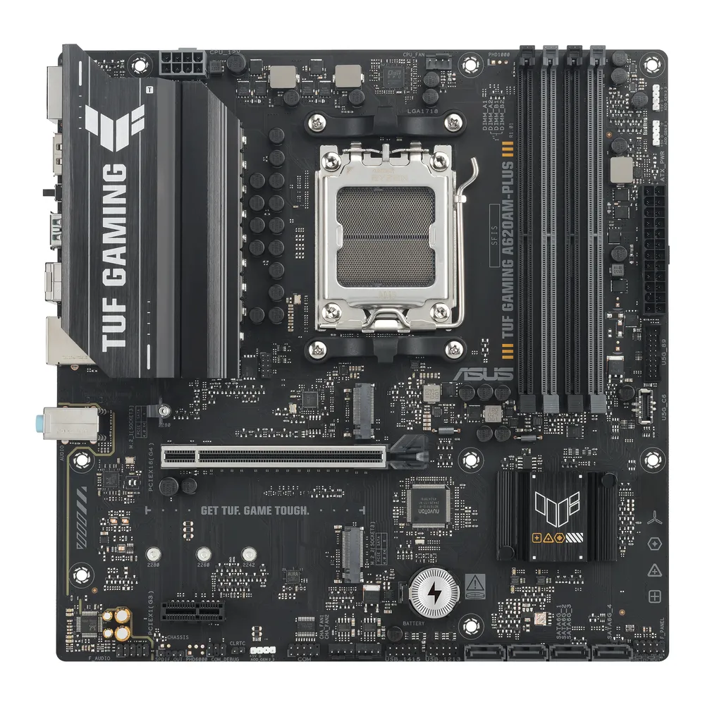 Motherboard ASUS TUF GAMING A620AM-PLUS AMD A620A AM5 DDR5 Micro ATX 2.5GbE M.2 RGB
