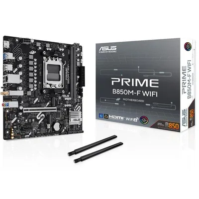 Motherboard ASUS PRIME B850M-F WIFI B850 AM5 DDR5 mATX WiFi 6 M.2 PCIe 5.0