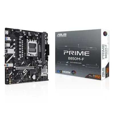 Motherboard ASUS PRIME B850M-F B850 AM5 DDR5 micro ATX PCIe 5.0 LED