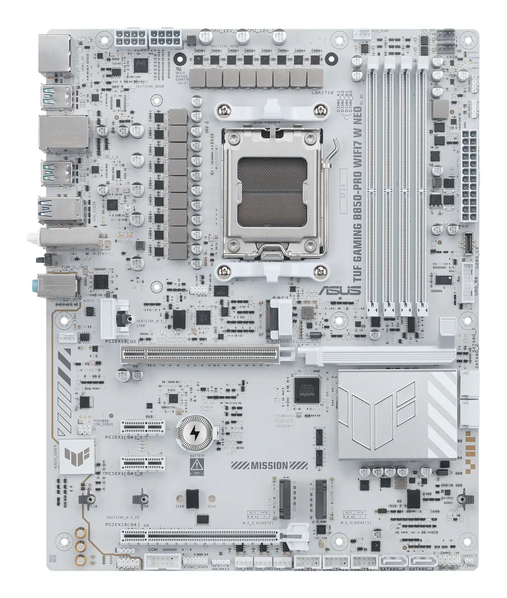 Motherboard ASUS TUF GAMING B850-PRO WIFI7 AMD B850 AM5 DDR5 ATX WiFi 7 RAID