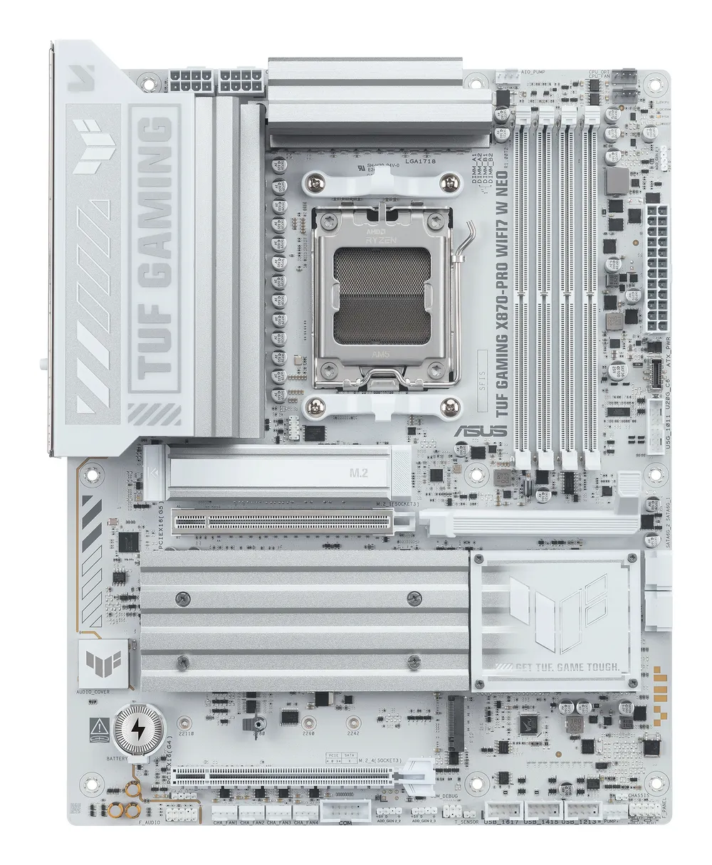 Motherboard ASUS TUF GAMING X870-PRO WIFI7 AMD X870 AM5 DDR5 ATX WiFi 7 5GbE RAID