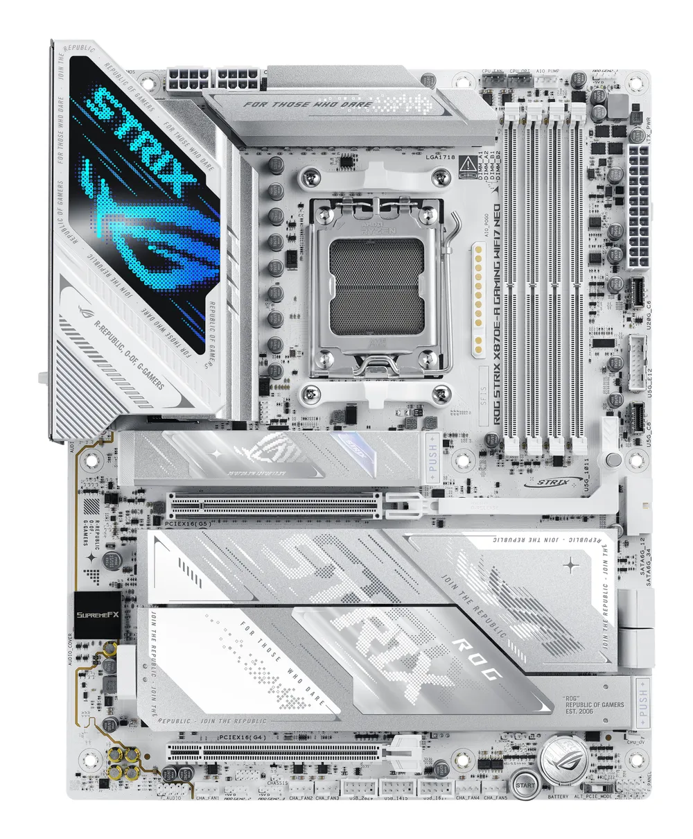 Motherboard ASUS ROG STRIX X870E-A GAMING WIFI7 NEO X870E AM5 DDR5 ATX WiFi 7 PCIe 5 RAID