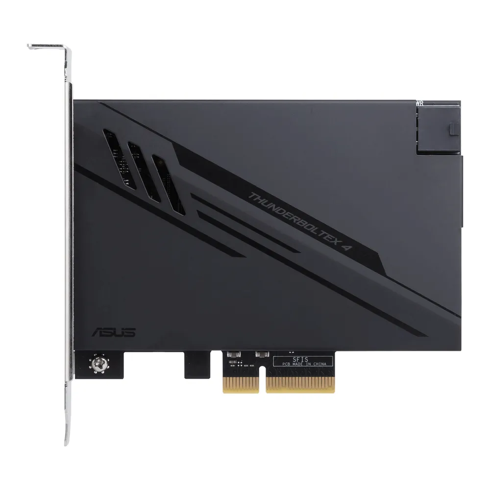 ASUS ThunderboltEX 4 PCIe-Erweiterungskarte, Intel Thunderbolt 4 JHL8540, 40 Gbit/s, Schwarz