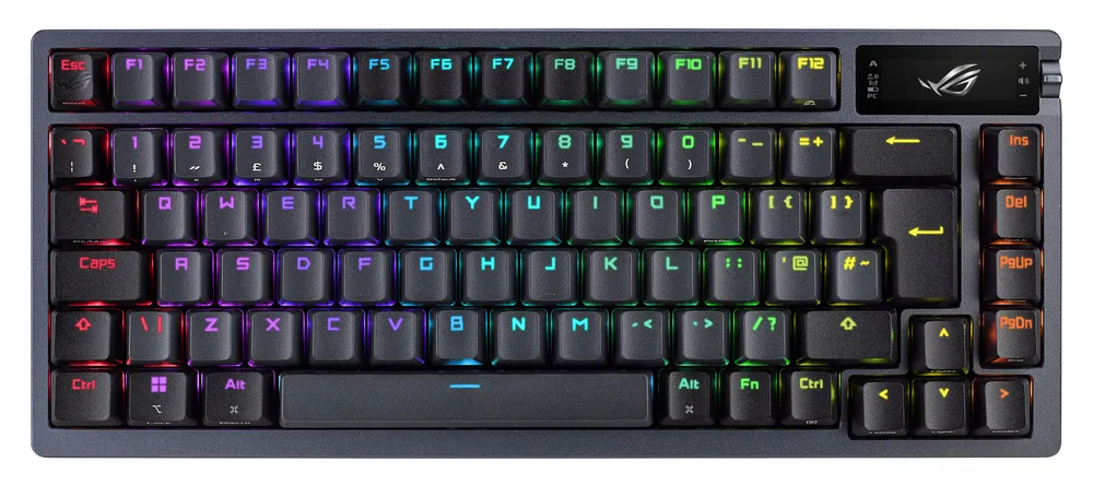 ASUS M701 ROG AZOTH/NXRD/FR | 90mp0316-bkfa00 | Verkabelt & Kabellos - USB + RF Wireless + Bluetooth