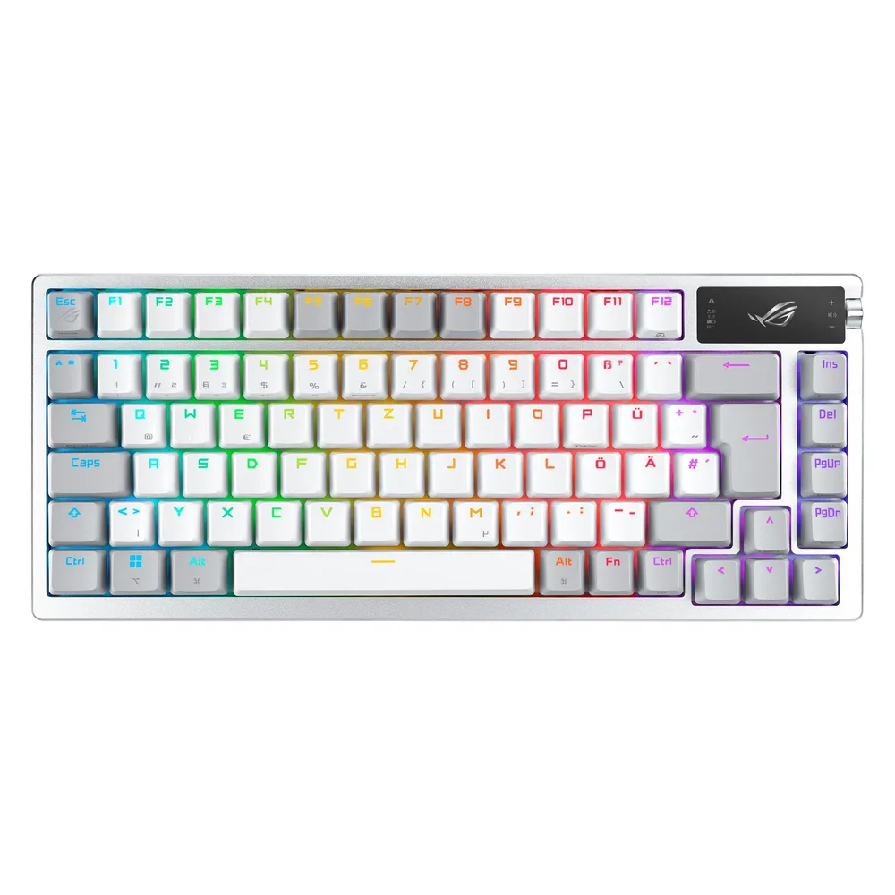 ASUS Klawiatura ROG Azoth White NX OLED 8000Hz/0.125ms/NX/USB 2.0