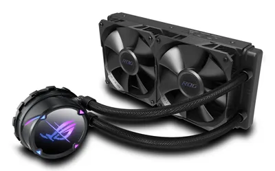 Flüssigkeitskühlung ASUS ROG STRIX LC II 240mm 2 Lüfter RGB adressierbar