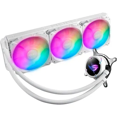 Flüssigkeitskühlung ASUS ROG Strix LC II 360 ARGB 360mm 3 Lüfter Weiß