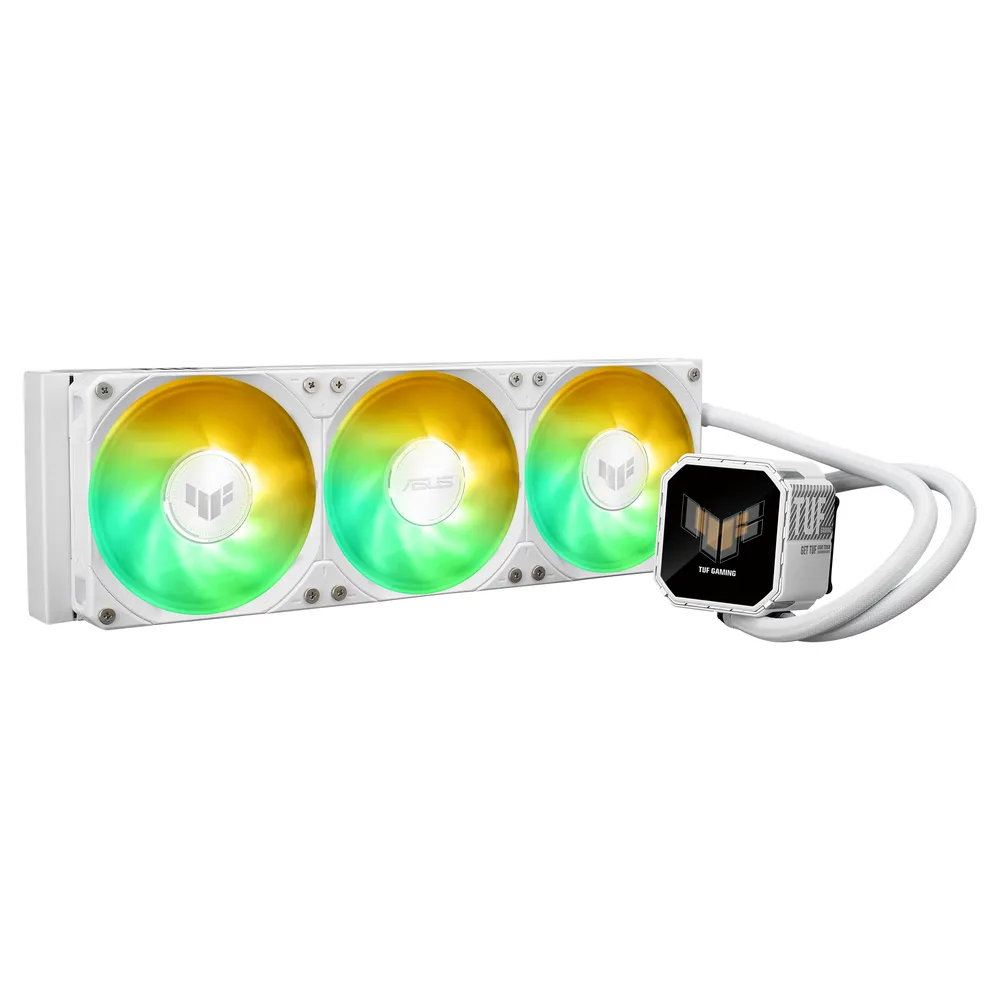 Flüssigkeitskühlung ASUS TUF Gaming LC III 360 ARGB LCD 3 Lüfter Weiß