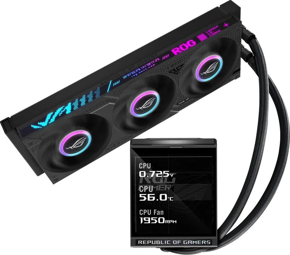 Flüssigkeitskühlung ASUS ROG Strix LC IV 360 ARGB LCD 360mm 3 Lüfter RGB