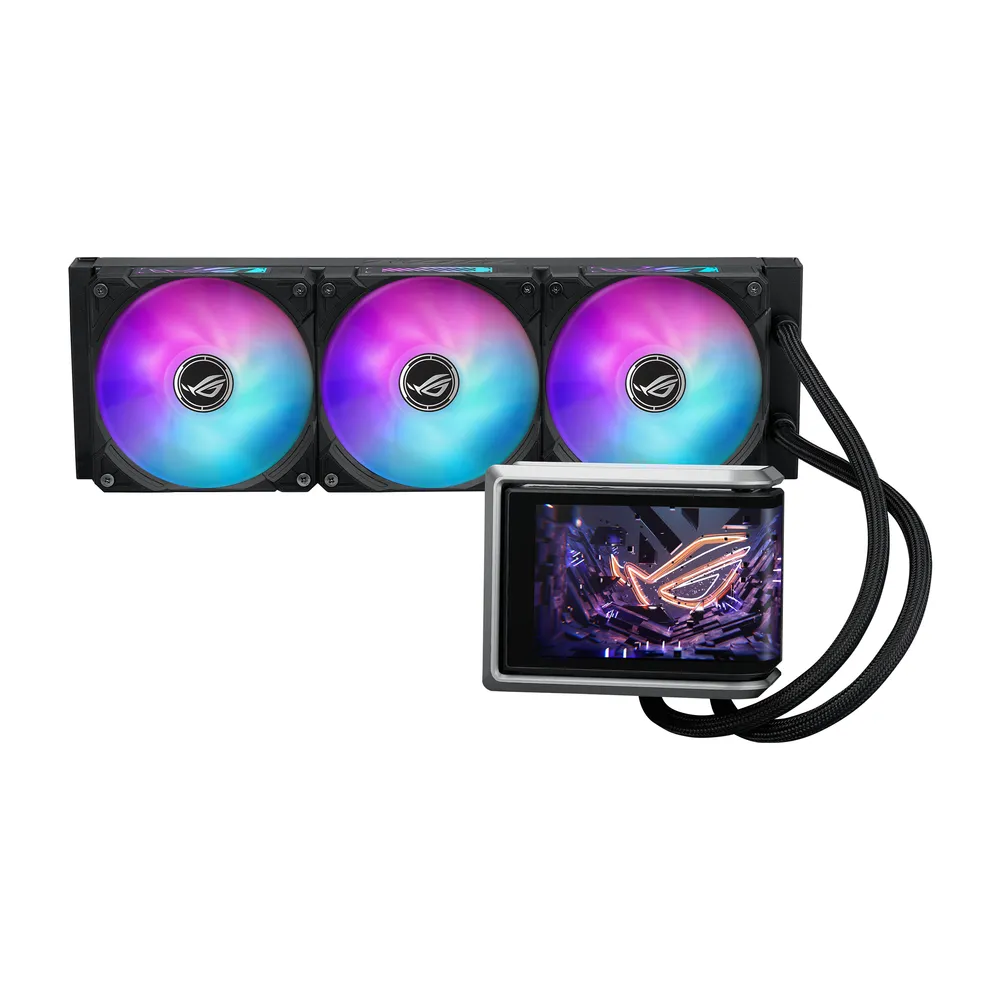Refrigeración Líquida Asus ROG Ryuo IV 360mm 3 Lüfter ARGB AMOLED Display
