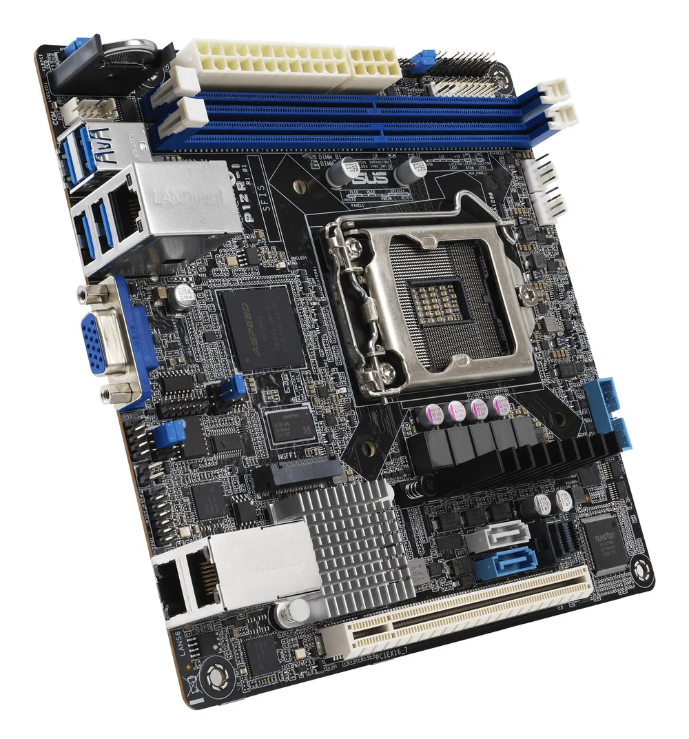 Motherboard ASUS P12R-I/ASMB10 Intel C252 LGA 1200 DDR4 ATX Ohne WiFi Server