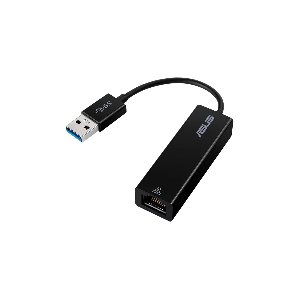 USB-zu-Ethernet-Adapter ASUS OH102 U3 TO RJ45 DONGLE Schwarz