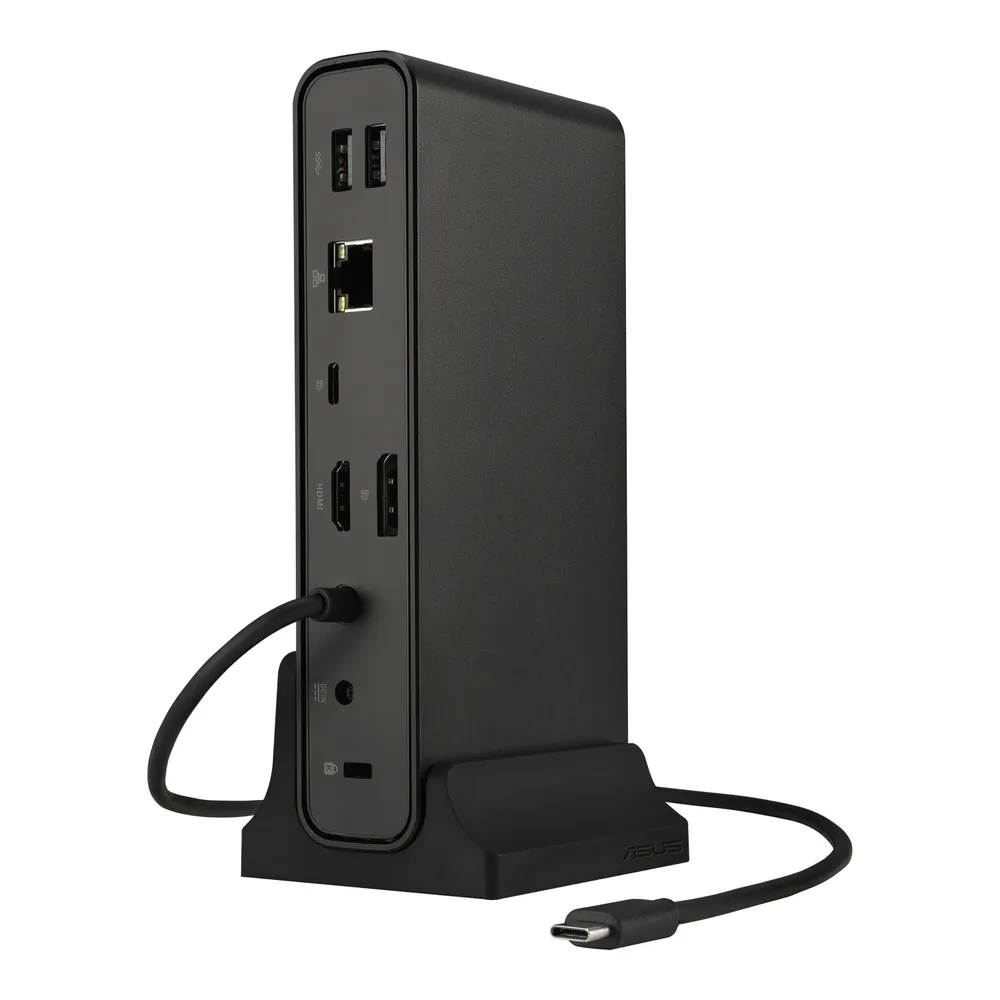 Dockingstation ASUS DC300 USB-C 90W Ethernet 10/100/1000 Mbit/s Schwarz SD