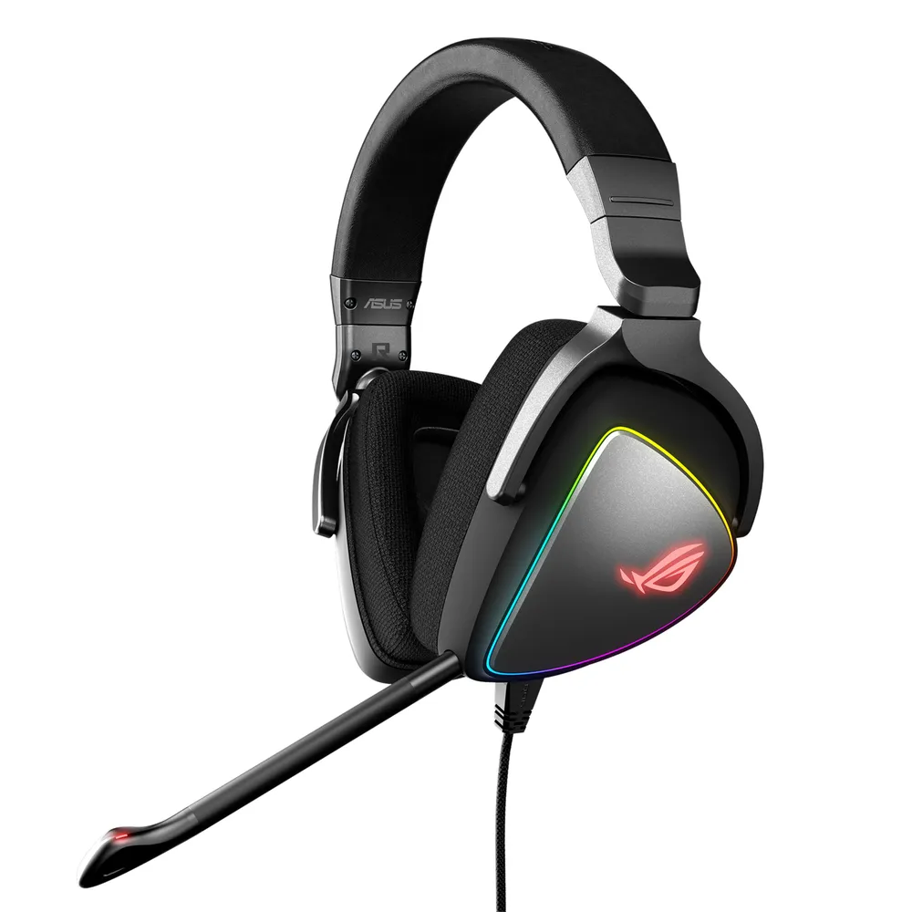 Auriculares ASUS ROG Delta Gaming con cable USB-C Multiplattform RGB Schwarz